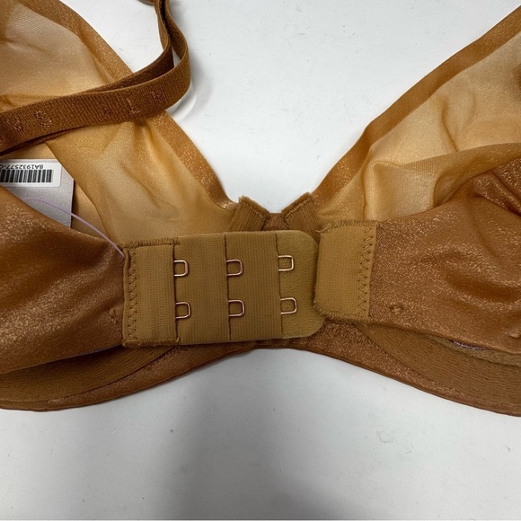 NWT SavageXFenty Glissenette sheer Unlined bra 34C - Picture 7 of 7